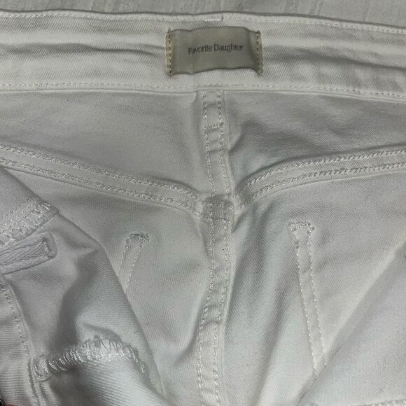 Favorite Daughter The Sara High Rise Skinny Jean in White Size 28 NWT - Picture 9 of 12